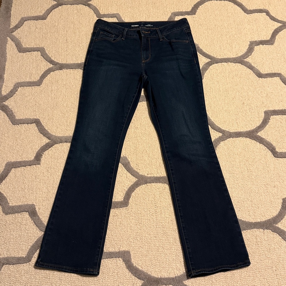 Old Navy Women's Boot Cut Jeans - Dark Blue